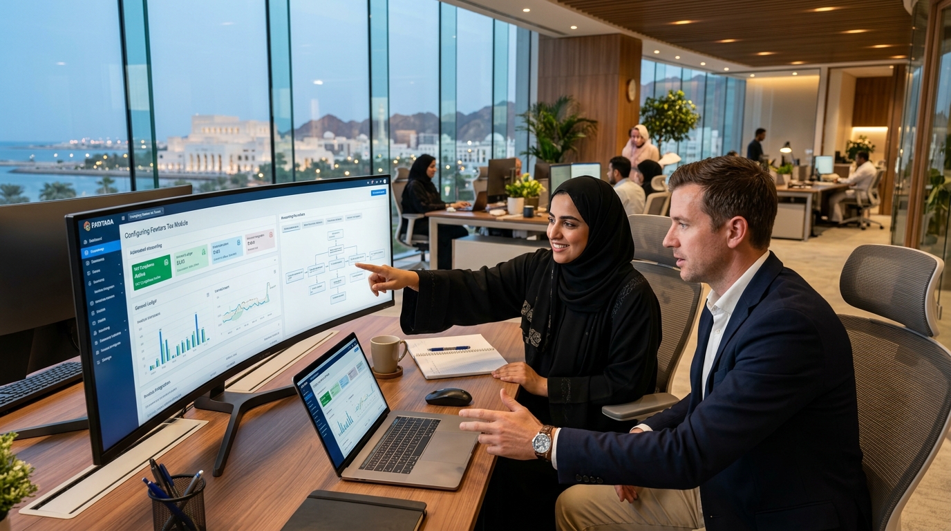 Cloud ERP Implementation Zoho Odoo Fawtara Compliance Oman
