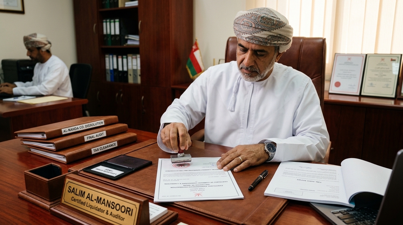 Company Liquidation Certified Liquidator Tax Clearance Oman