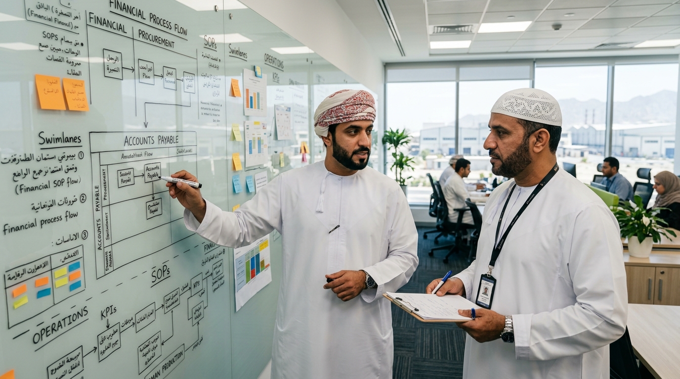 Financial Process Redesign SOP Implementation Manufacturing Oman