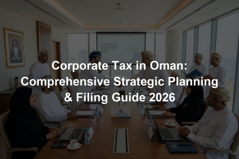 Corporate Tax in Oman: Comprehensive Strategic Planning & Filing Guide 2026
