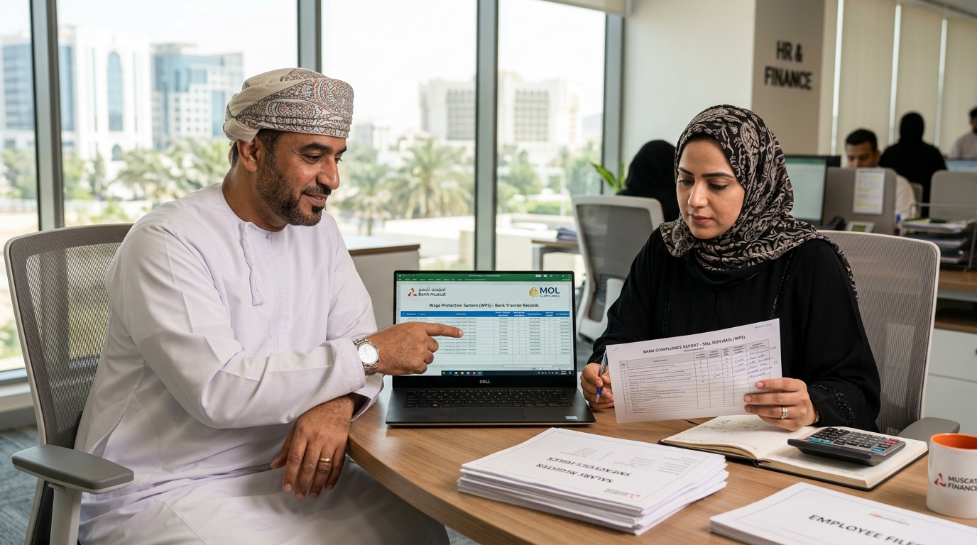 WPS Salary Transfer Audit Compliance Oman Labour Law RD 53/2023