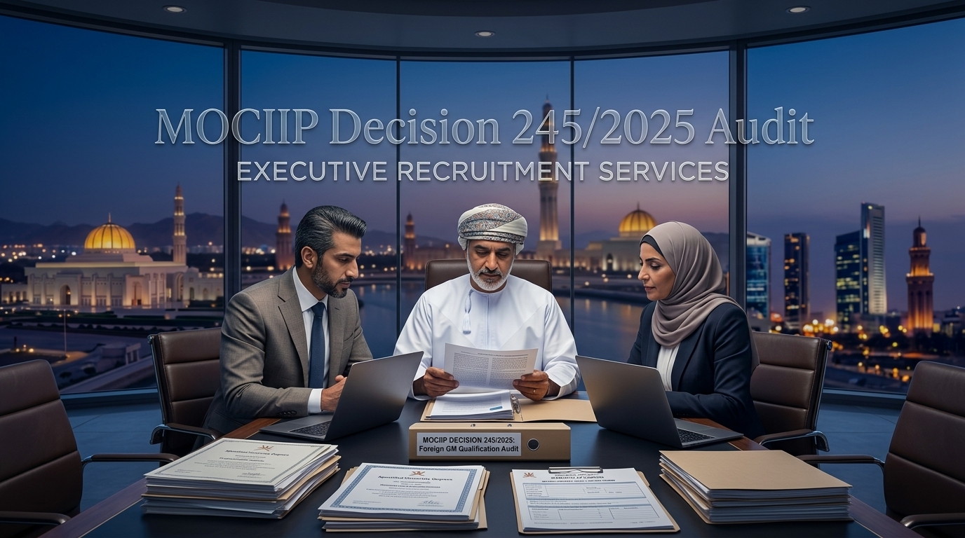 Mociip Decision 245/2025: Foreign General Manager Qualifications & Commercial Appointments In Oman