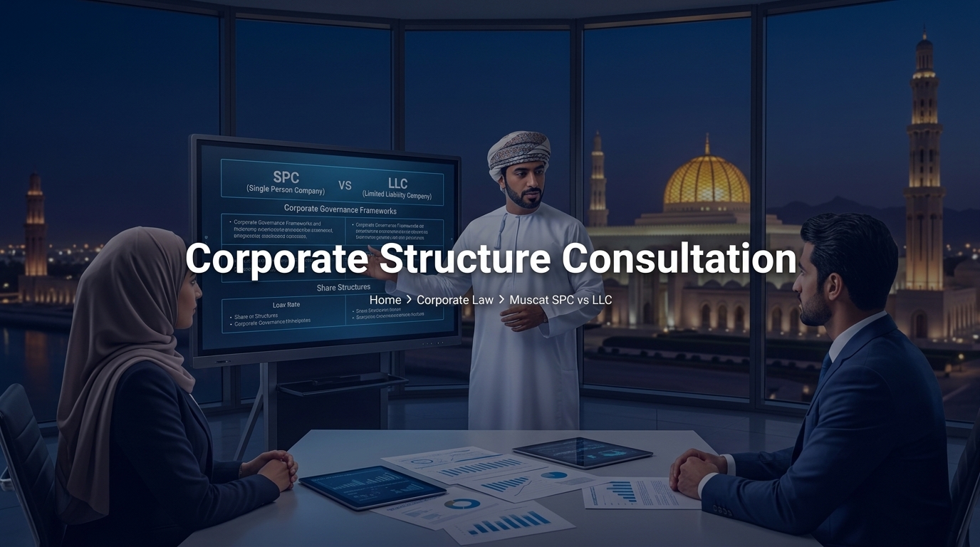 Single Person Company (Spc) Vs. Limited Liability Company (Llc) In Oman: 2026 Comparison